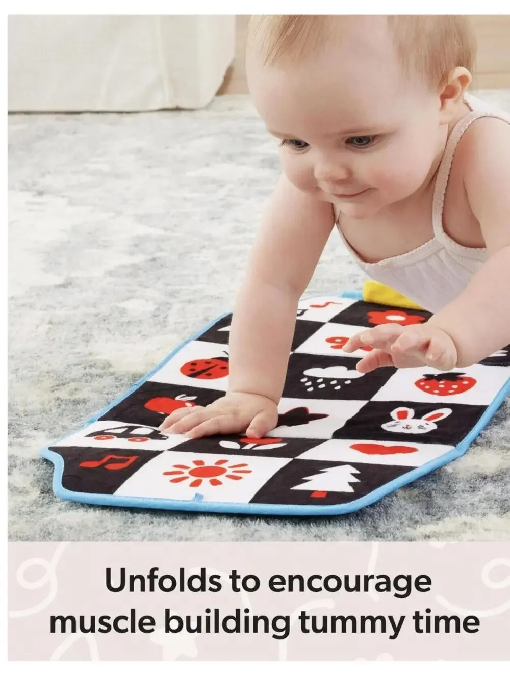 New Baby Development Activity Play Mirror Sensory Features Ms Rachel Bus Toy